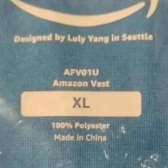 XL Amazon Vest Extra Large NEW DSP Flex Delivery Driver Safety Vest new In Plast - Picture 4 of 4